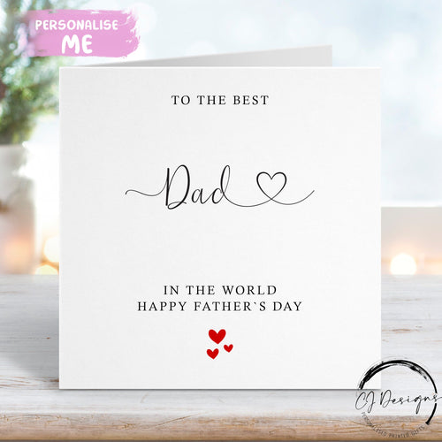 Dad fathers day card