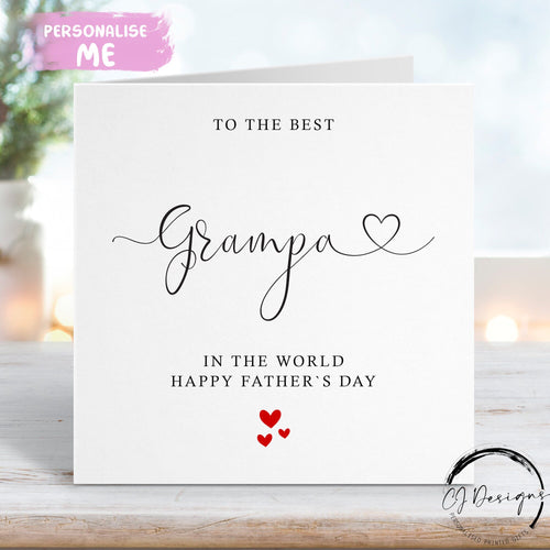 Grampa fathers day card