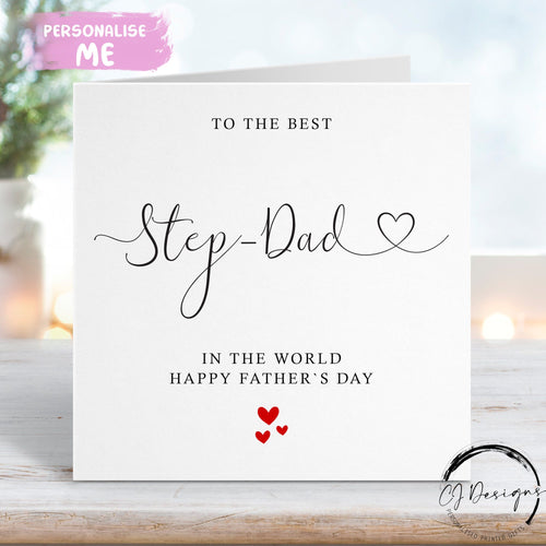 Step-dad fathers day card