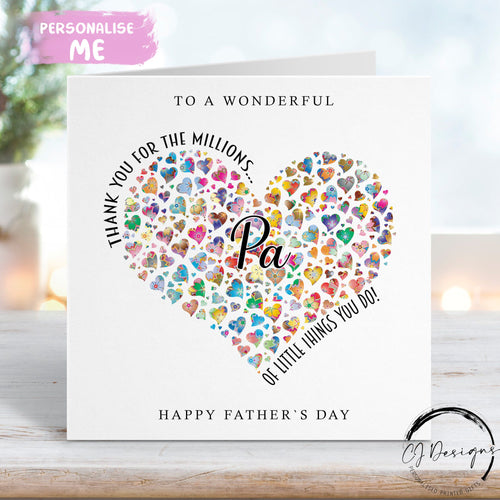 Pa fathers day card