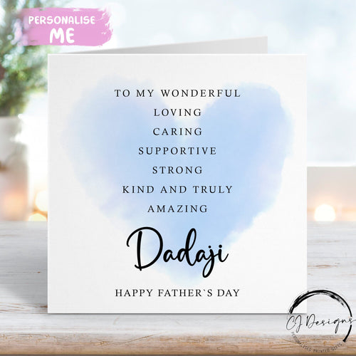 Dadaji father`s day card