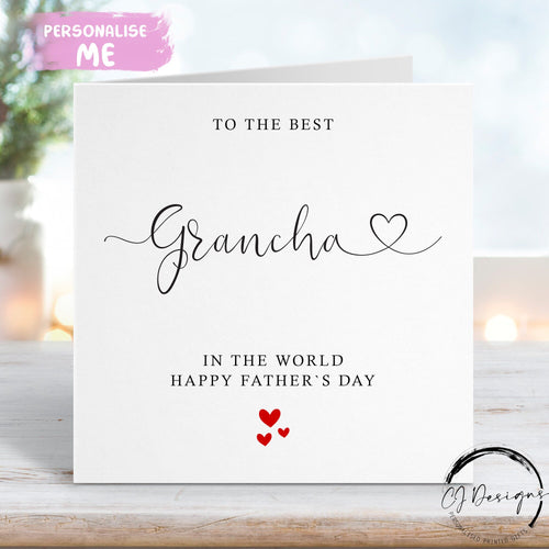 Grancha fathers day card