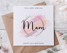 Load image into Gallery viewer, Personalised Mum Birthday Card, Special Relative, Happy Birthday, Age Card For Him 30th, 40th,50th, 60th, 70th, 80th, Any Age
