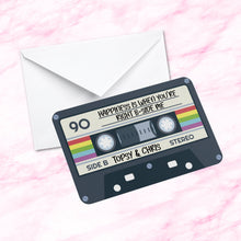Load image into Gallery viewer, Personalised Retro B-Side Mixtape Metal Wallet Card/Insert- Gift Purse Keepsake - Valentine&#39;s Day Gift
